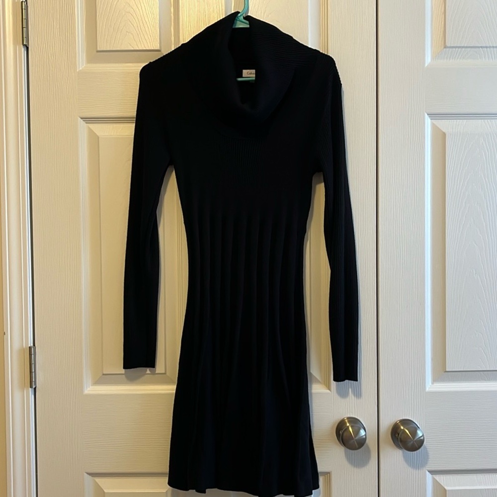 Cowl Neck Calvin Klein Sweater Dress- like new!